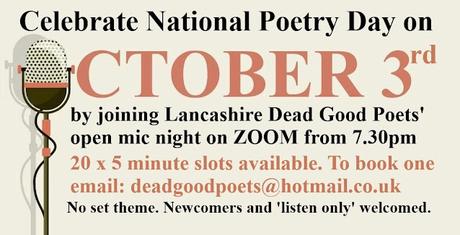 Lancashire Dead Good Poets' October Open Mic Night