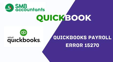 QuickBooks Error 15270