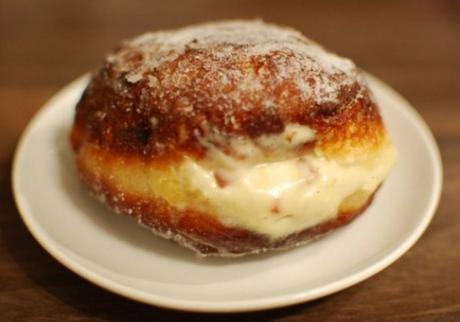 Bacon and Bourbon Custard Doughnuts