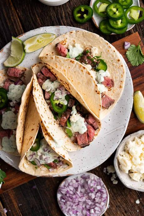 Carne Asada Mexican Tacos