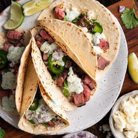 Carne Asada Mexican Tacos