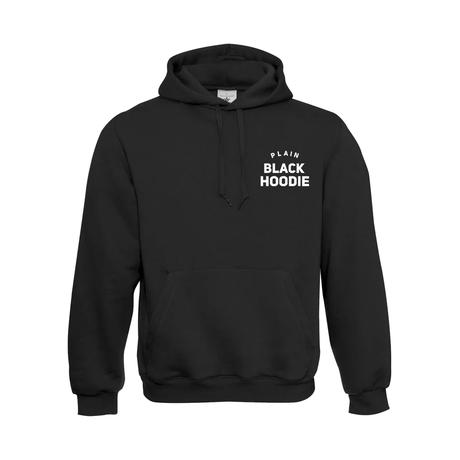 	
black plain hoodies