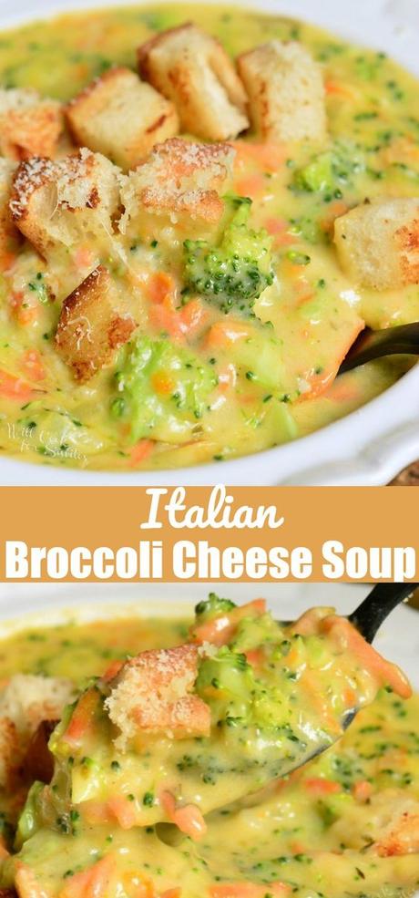 Italian Broccoli Cheese Soup