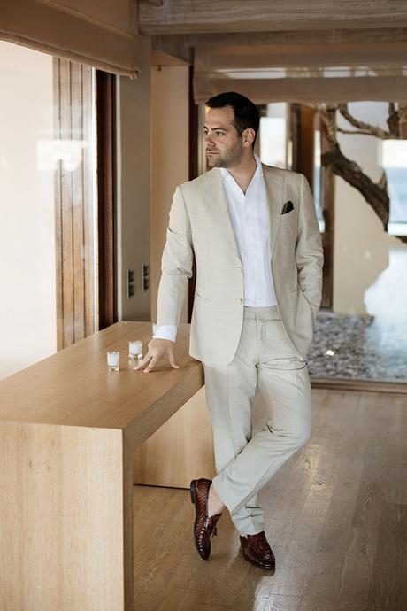 Intimate summer wedding with a Greek influence | Christina & Nikos