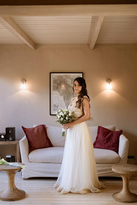 Intimate summer wedding with a Greek influence | Christina & Nikos