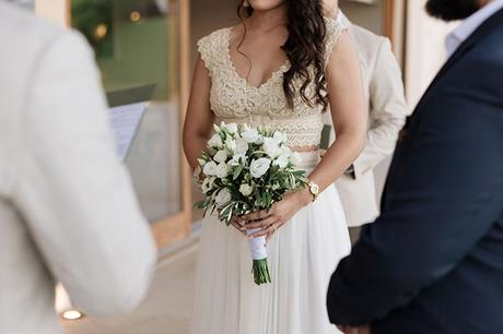 Intimate summer wedding with a Greek influence | Christina & Nikos