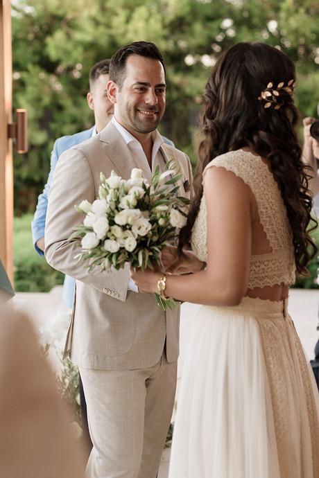 Intimate summer wedding with a Greek influence | Christina & Nikos