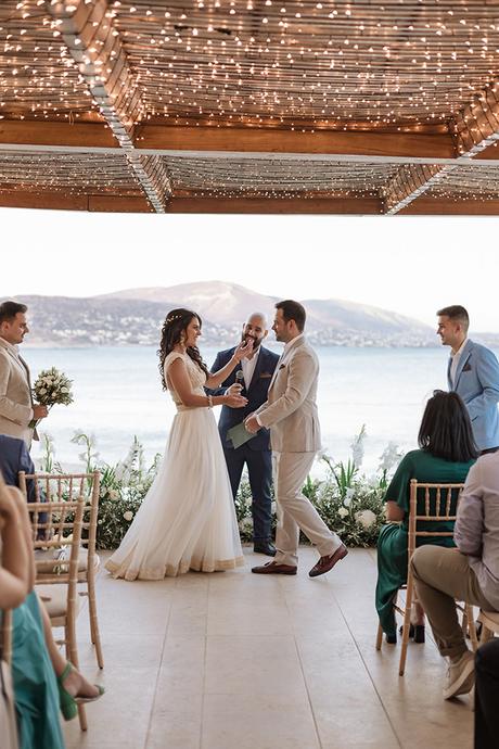 Intimate summer wedding with a Greek influence | Christina & Nikos