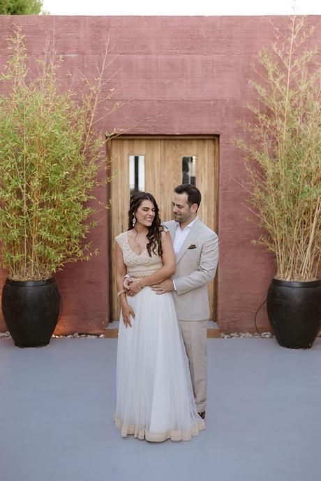 Intimate summer wedding with a Greek influence | Christina & Nikos