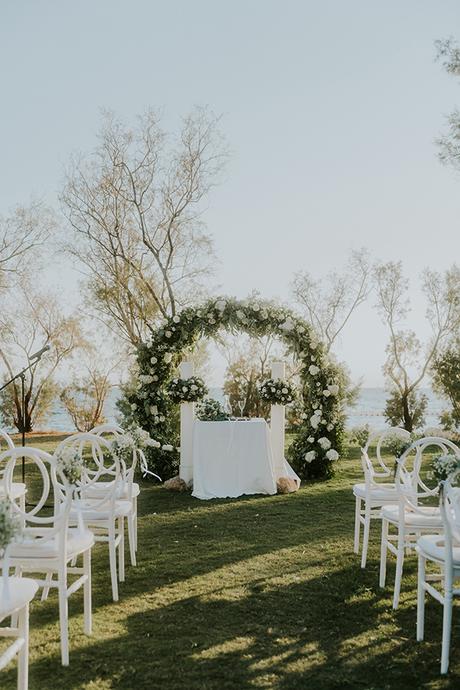 Dreamy wedding at Ble Azure with a touch of romantic elegance | Katerina & Nikos