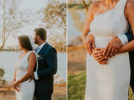 Dreamy wedding at Ble Azure with a touch of romantic elegance | Katerina & Nikos