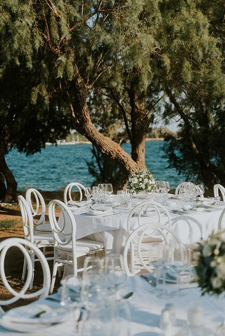 Dreamy wedding at Ble Azure with a touch of romantic elegance | Katerina & Nikos