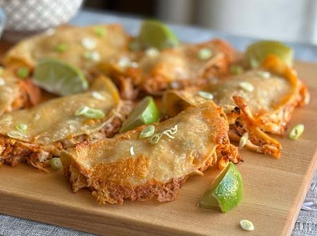 Crispy Shredded Chicken Tacos