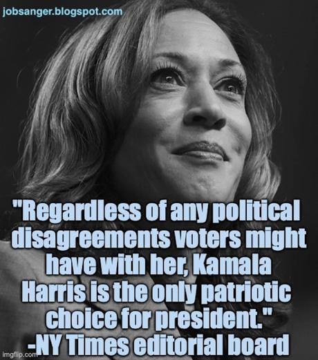 Kamala Harris Is The Patriotic Choice For President