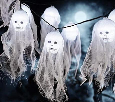 Quntis Ghost Head String Lights