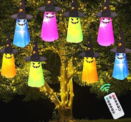 MAOYUE Witch Ghosts String Lights