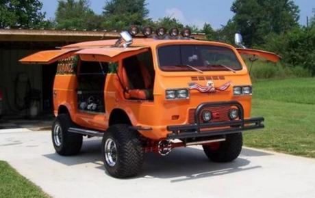 Modified GMC Van