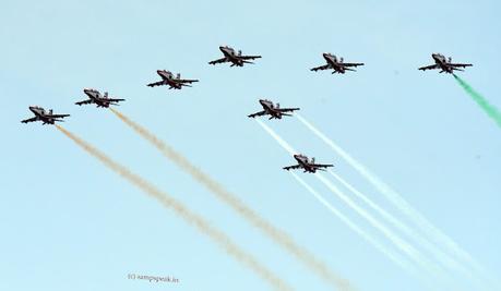 Bharatiya Vayu Sena - full rehearsal at Marina beach