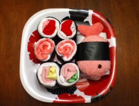 Sushi Themed Baby Shower Gift Set