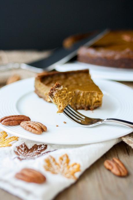 Vegan Pumpkin Pie With Pecan Crust