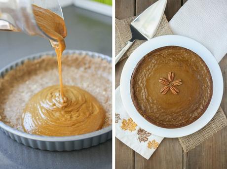 Vegan Pumpkin Pie With Pecan Crust