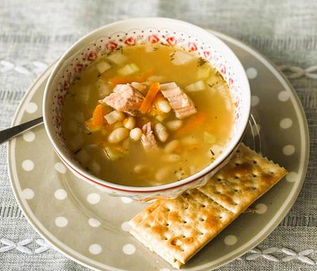 Crockpot Ham & Bean Soup