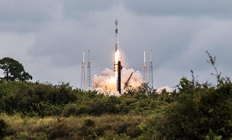 SpaceX launches European asteroid probe as hurricane weather approaches