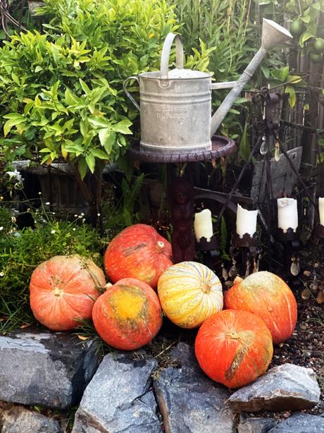 Fall Decor With A Sprinkling of Halloween