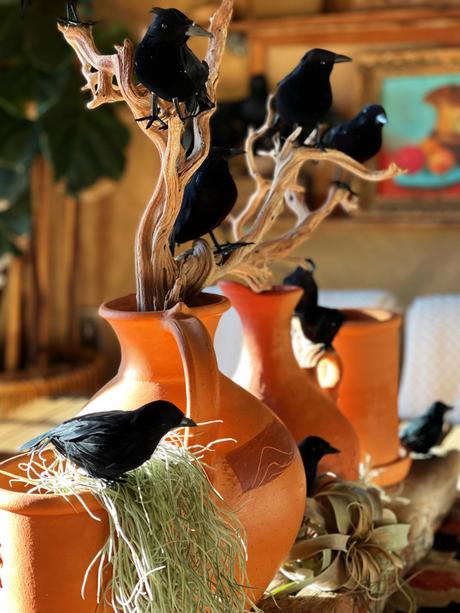 Fall Decor With A Sprinkling of Halloween