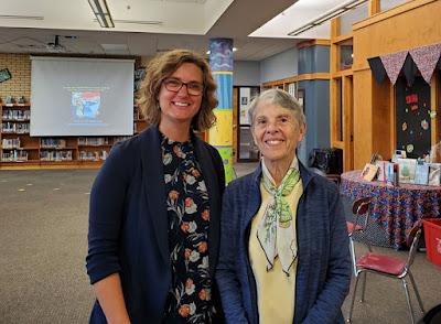 AUTHOR VISIT AT DAVIS ELEMENTARY, Grinnell, Iowa