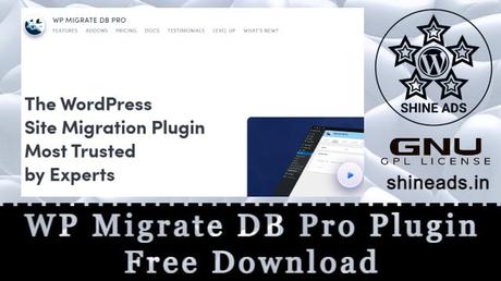 WP Migrate DB Pro Plugin Free Download