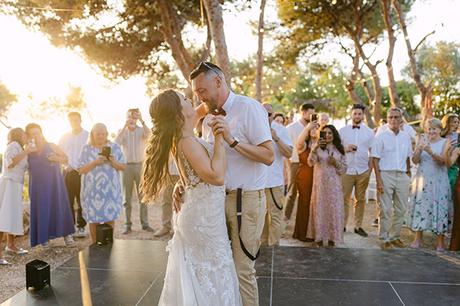 Boho seaside wedding with macrame and pampas grass | Charlotte & Conor