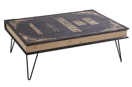 Book Shaped Coffe Table