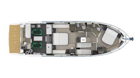 Absolute Navetta 53 lower deck