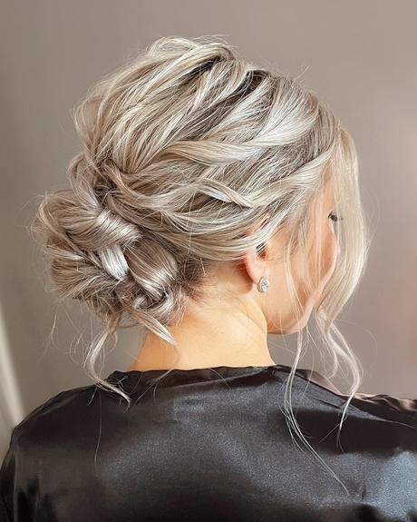 mother of the bride hairstyles textured slightly messy low bun katiebstylist