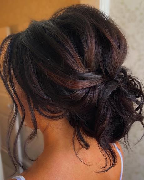 mother of the bride hairstyles elegant updo with loose curls ashandcobridalhair