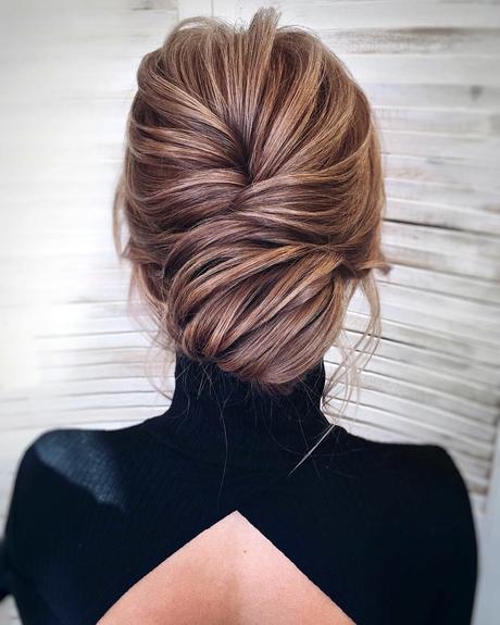 mother of the bride hairstyles elegant low chignon kamalova