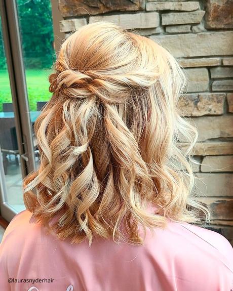 mother of the bride hairstyles bob cut half up half down laurasnyderhair