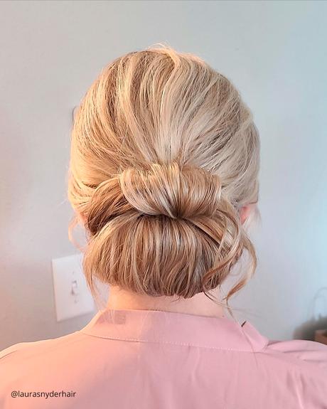 mother of the bride hairstyles medium chignon laurasnyderhair