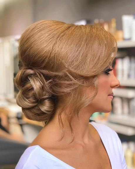 mother of the bride hairstyles elegant bumped updo jeanclaudeelmoughayar