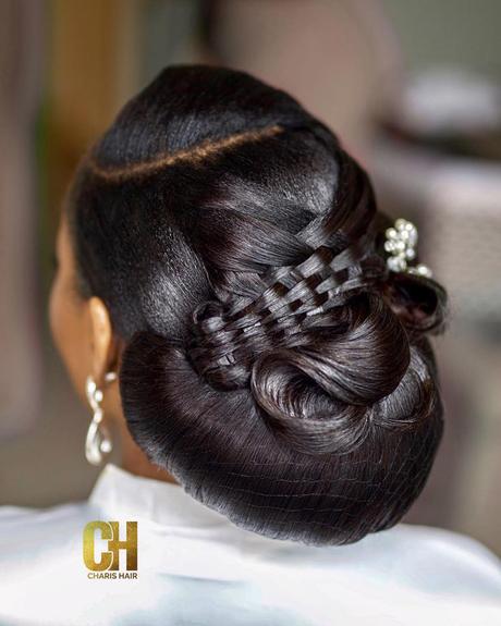 mother of the bride hairstyles black smooth chignon charishair