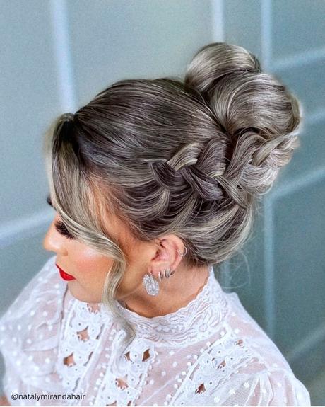 mother of the bride hairstyles high bun with braids natalymirandahair