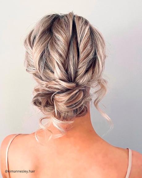 mother of the bride hairstyles swept low bun kimannesley.hair