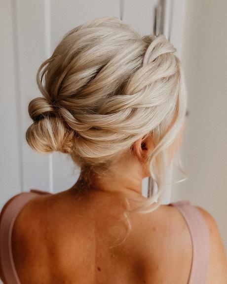 mother of the bride hairstyles elegant bun with side swept bohobeautybox