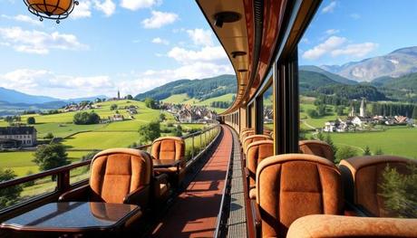 luxury train travel Europe