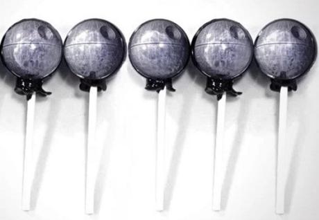 Death Star themed lollipops