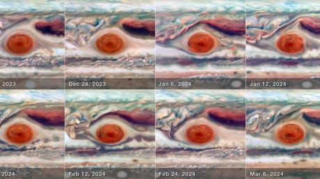 The largest storm in our solar system is moving unexpectedly, scientists say