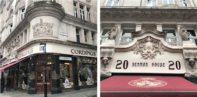 The Piccadilly Hotel (today The Dilly) and Cordings – a glitch in the timeline?