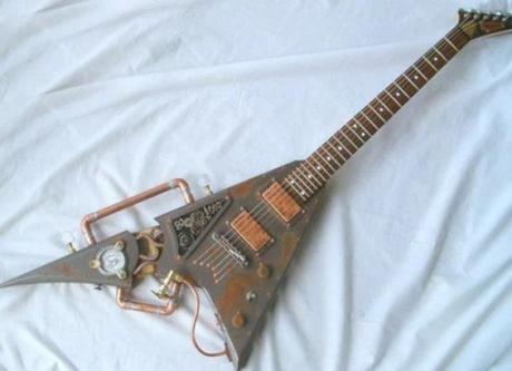 Steam-Punk Custom Made Guitar