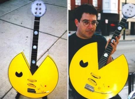 Pac-Man Custom Made Guitar